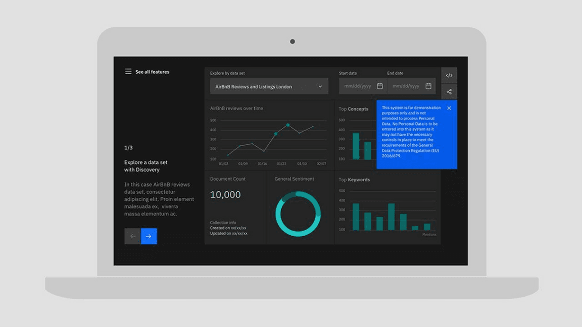 Watson user interface Watson user interface